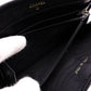 CHANEL シャネル キャビアスキン 長財布 レザー ブラック【中古】 レディース