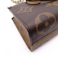 LOUIS VUITTON On the Go EW Monogram Reverse Shoulder Bag (2-Way) in Brown