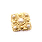 CHANEL Vintage Brooch, Metal/Fake Pearls, Gold, Women's
