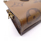 LOUIS VUITTON On the Go EW Monogram Reverse Shoulder Bag (2-Way) in Brown