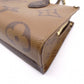LOUIS VUITTON On the Go EW Monogram Reverse Shoulder Bag (2-Way) in Brown