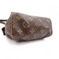 LOUIS VUITTON Mini Speedy Monogram Canvas Handbag, PVC/Leather, Brown, Women's
