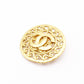 CHANEL Vintage Brooch, Metal, Gold, Women's, CC Logo
