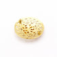 CHANEL Vintage Brooch, Metal, Gold, Women's, CC Logo
