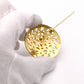 CHANEL Vintage Brooch, Metal, Gold, Women's, CC Logo