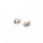 CHANEL 2000 Cruise Collection Earrings, Metal, Silver, Women's, CC Logo