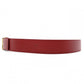 LOEWE Reversible Anagram Belt, Leather, Red, Gold Hardware