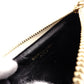 SAINT LAURENT Cassandra Coin Purse, Leather, Off-White, Gold Hardware, Card Holder, YSL