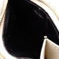SAINT LAURENT Cassandra Coin Purse, Leather, Off-White, Gold Hardware, Card Holder, YSL