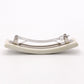 CHANEL Barrette, Metal, White, Women's, Plate, Silver Hardware, Hair Clip