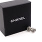 CHANEL Earrings, Metal, Gunmetal, Women's, Silver, CC Logo, Coco Logo