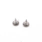 CHANEL Earrings, Metal, Gunmetal, Women's, Silver, CC Logo, Coco Logo