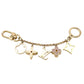 LOUIS VUITTON Charm, Metal and Plastic, Gold, Bag Charm