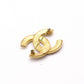 CHANEL Vintage Brooch, Metal, Gold, Women's, CC Logo