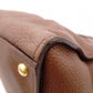 PRADA Vittello Dino Handbag, Leather, Brown, 2-Way Crossbody