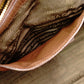 PRADA Vittello Dino Handbag, Leather, Brown, 2-Way Crossbody