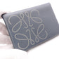 LOEWE Anagram Card Case, Leather, Blue, Women's, Logo, Business Card Holder