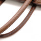 PRADA Vittello Dino Handbag, Leather, Brown, 2-Way Crossbody