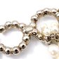 CHANEL Hair Accessory: Metal, Rhinestones, Faux Pearls, Gold Barrette