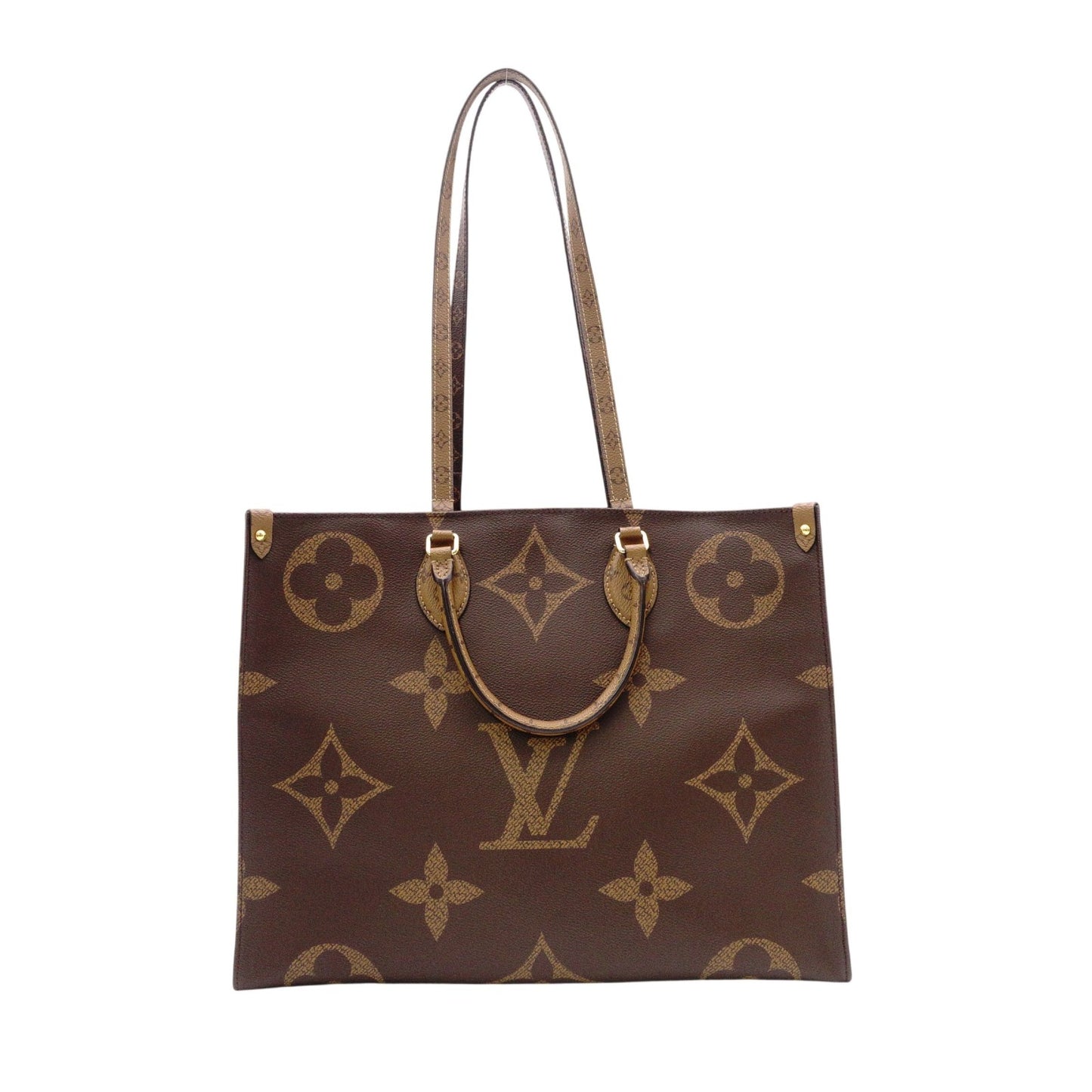 LOUIS VUITTON OTG GM Handbag, Leather/PVC, Brown, 2-Way Tote Bag