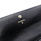 CHANEL Lambskin Flap Long Wallet, Matelassé, Boy Chanel, Long Wallet, Leather, Black, Gold Hardware