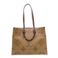 LOUIS VUITTON OTG GM Handbag, Leather/PVC, Brown, 2-Way Tote Bag