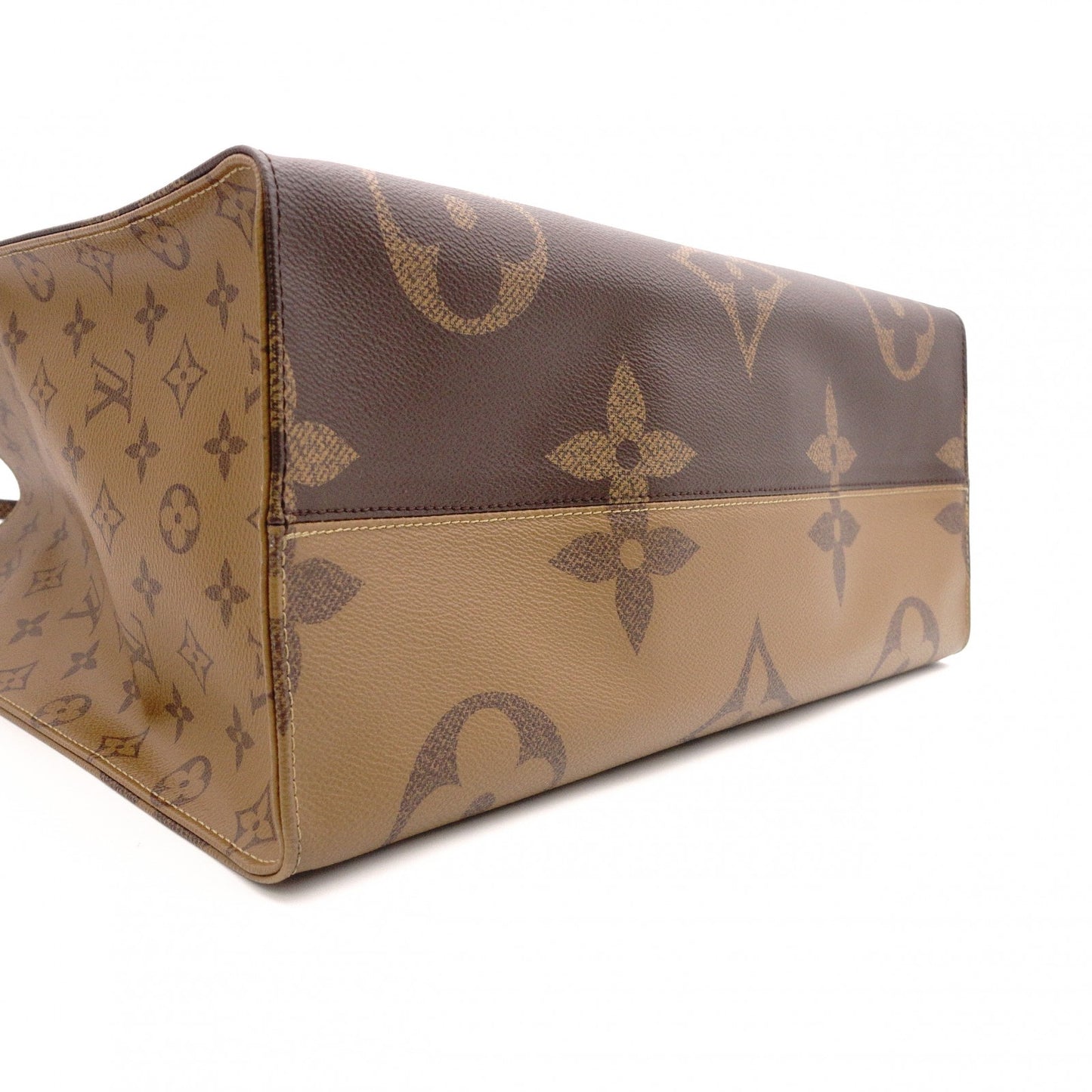 LOUIS VUITTON OTG GM Handbag, Leather/PVC, Brown, 2-Way Tote Bag