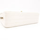 CHANEL Matelassé Lambskin Chain Shoulder Bag White Leather Crossbody Gold Hardware R801739