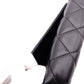 CHANEL Lambskin Flap Long Wallet, Matelassé Classic, Long Wallet, Leather, Black, Gold Hardware