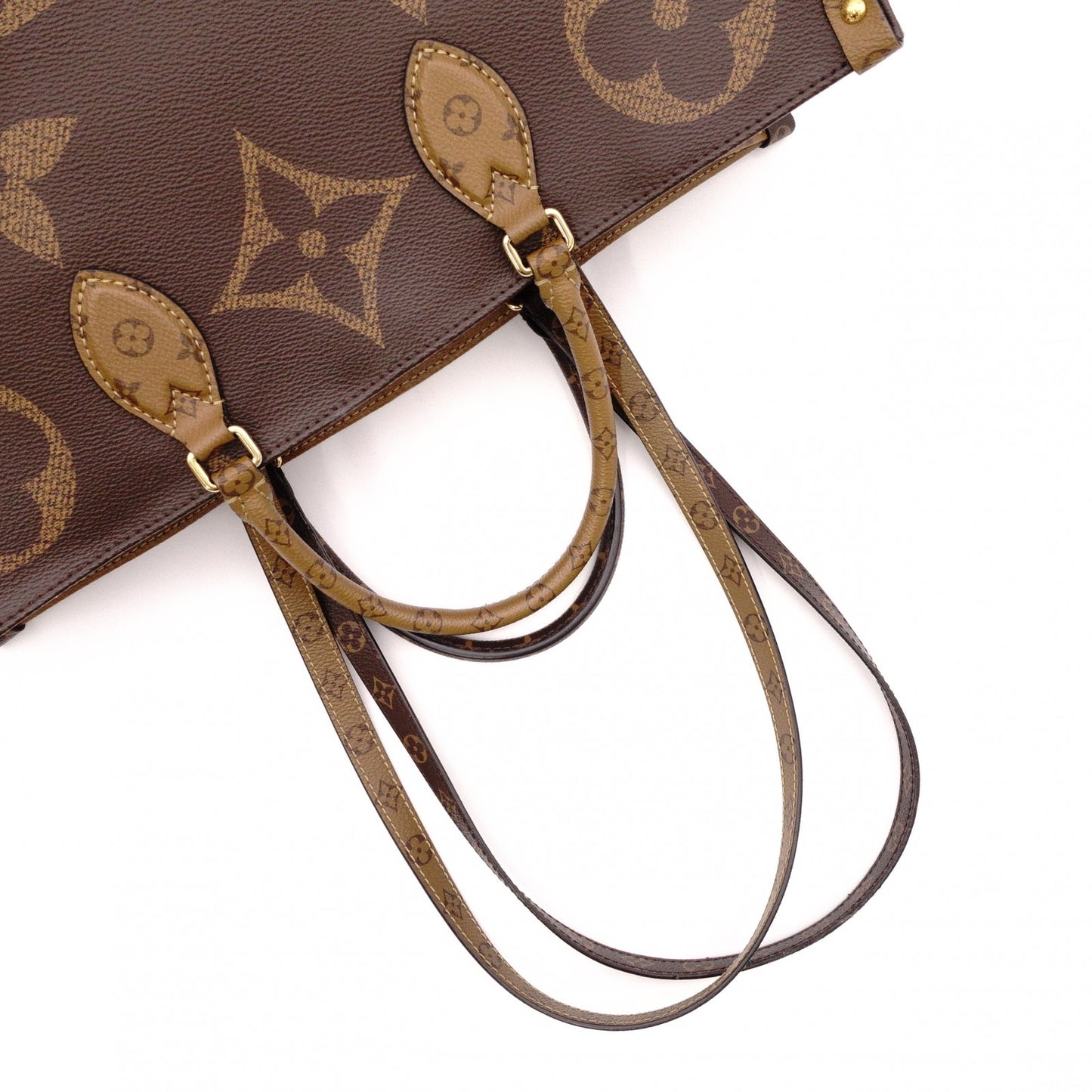 LOUIS VUITTON OTG GM Handbag, Leather/PVC, Brown, 2-Way Tote Bag
