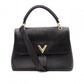 LOUIS VUITTON ルイ・ヴィトン ヴェリー・ワンハンドルバッグ ハンドバッグ レザー ブラック【中古】 レディース