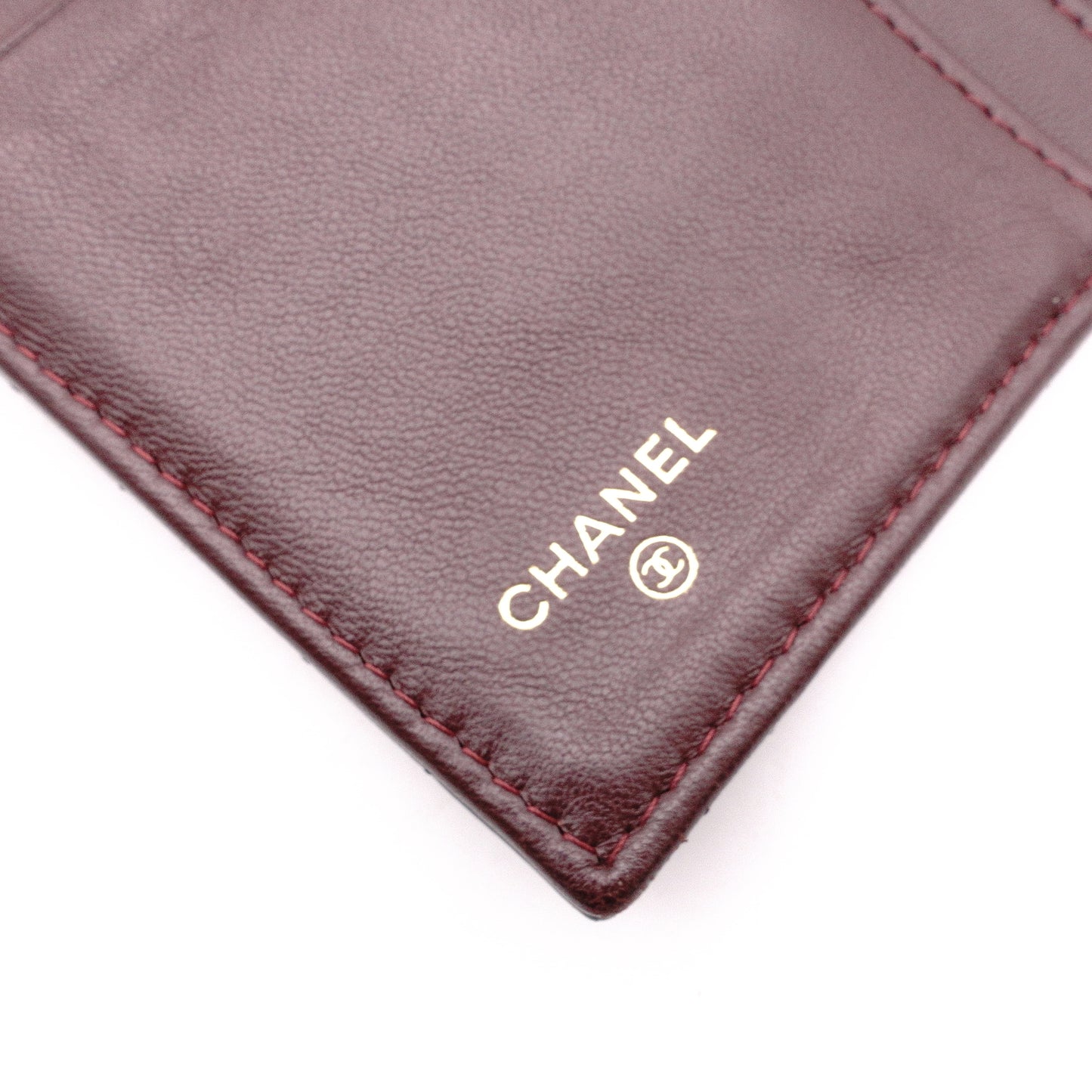 CHANEL Lambskin Flap Long Wallet, Matelassé Classic, Long Wallet, Leather, Black, Gold Hardware