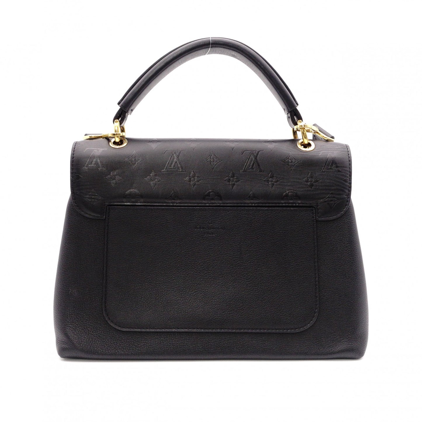 LOUIS VUITTON ルイ・ヴィトン ヴェリー・ワンハンドルバッグ ハンドバッグ レザー ブラック【中古】 レディース