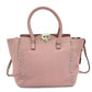 Valentino Garavani Stud Handbag Pink 2Way Leather Crossbody 7-9-634