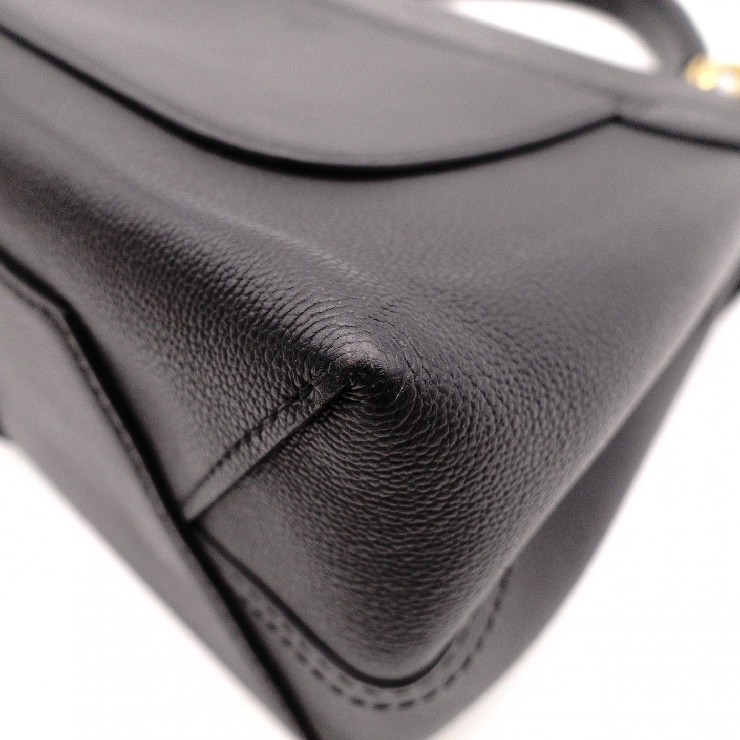 LOUIS VUITTON ルイ・ヴィトン ヴェリー・ワンハンドルバッグ ハンドバッグ レザー ブラック【中古】 レディース
