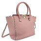 Valentino Garavani Stud Handbag Pink 2Way Leather Crossbody 7-9-634