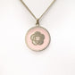 CHANEL Necklace, Metal, Gold, Camellia, Pink