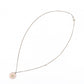 CHANEL Necklace, Metal, Gold, Camellia, Pink