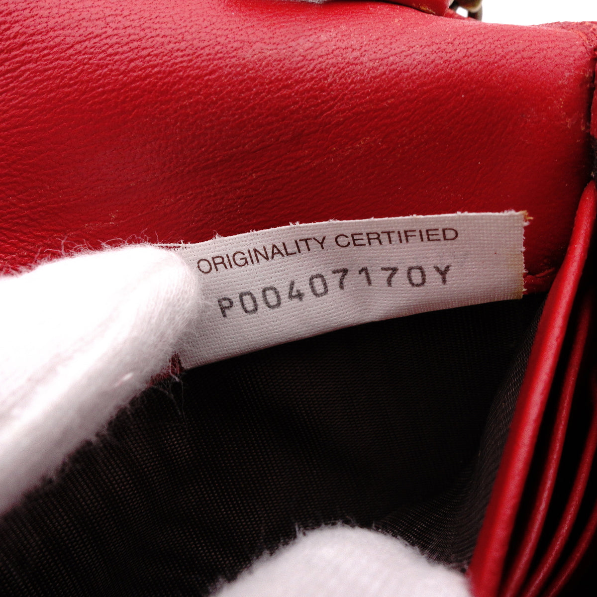Bottega Veneta Intrecciato Shoulder Bag, Leather, Red, Women's, Wallet Chain, Red