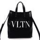 Valentino Garavani VLTN Handbag, Canvas, Black, Women's, 2-Way Crossbody