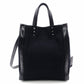 Valentino Garavani VLTN Handbag, Canvas, Black, Women's, 2-Way Crossbody