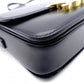CELINE Teen Triomphe Shoulder Bag, Leather, Black with Gold Hardware