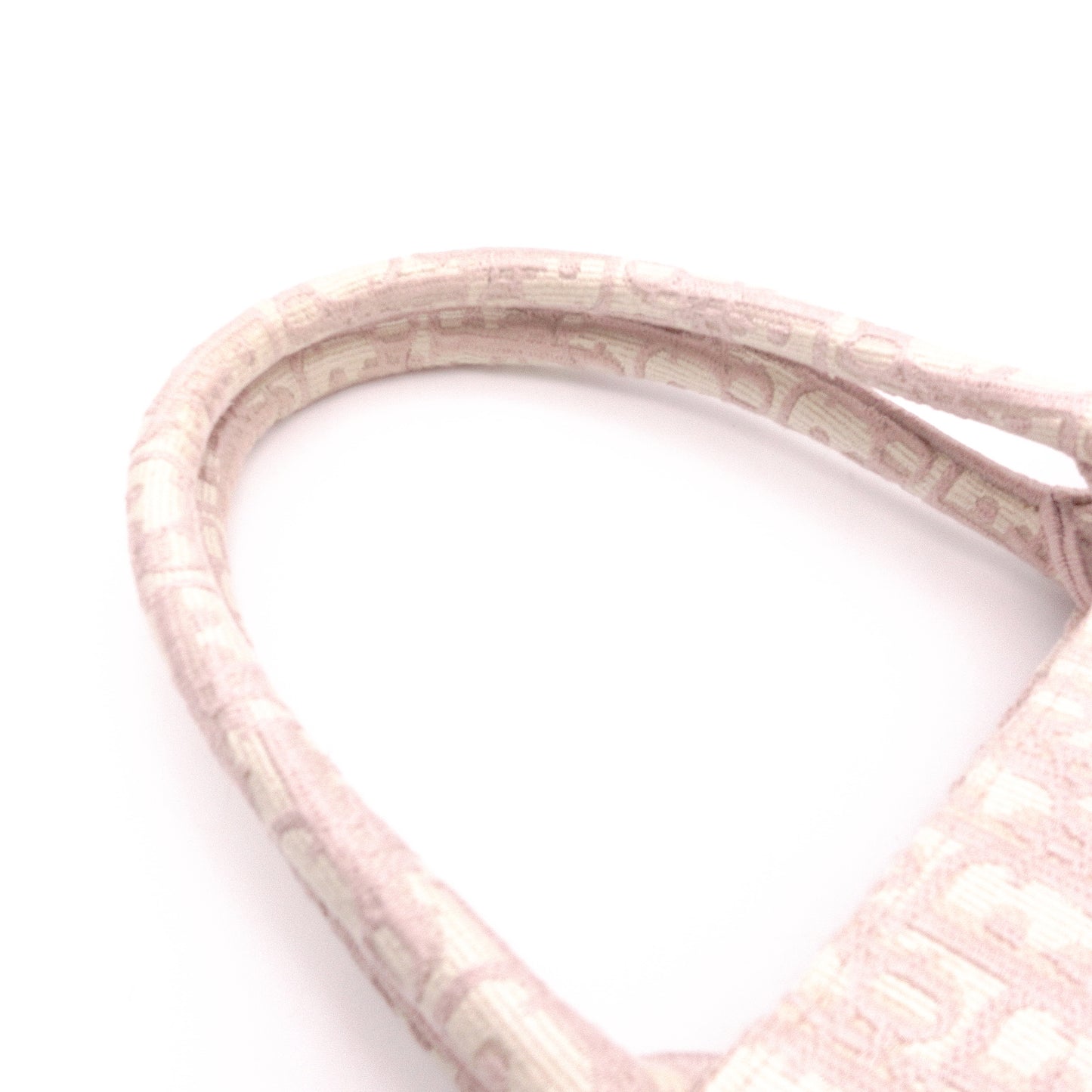 Christian Dior Oblique Book Tote Tote Bag, Canvas, Pink, Women's