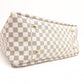 LOUIS VUITTON Artsy MM Handbag, Leather/PVC, White, Shoulder Bag