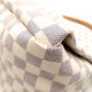 LOUIS VUITTON Artsy MM Handbag, Leather/PVC, White, Shoulder Bag