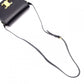 CELINE Teen Triomphe Shoulder Bag, Leather, Black with Gold Hardware