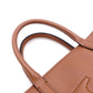 Valentino Garavani V Logo Handbag, Leather, Brown, 2-Way, Gold Hardware, Crossbody, Logo