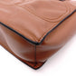 Valentino Garavani V Logo Handbag, Leather, Brown, 2-Way, Gold Hardware, Crossbody, Logo