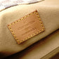 LOUIS VUITTON Artsy MM Handbag, Leather/PVC, White, Shoulder Bag