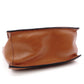 Valentino Garavani V Logo Handbag, Leather, Brown, 2-Way, Gold Hardware, Crossbody, Logo